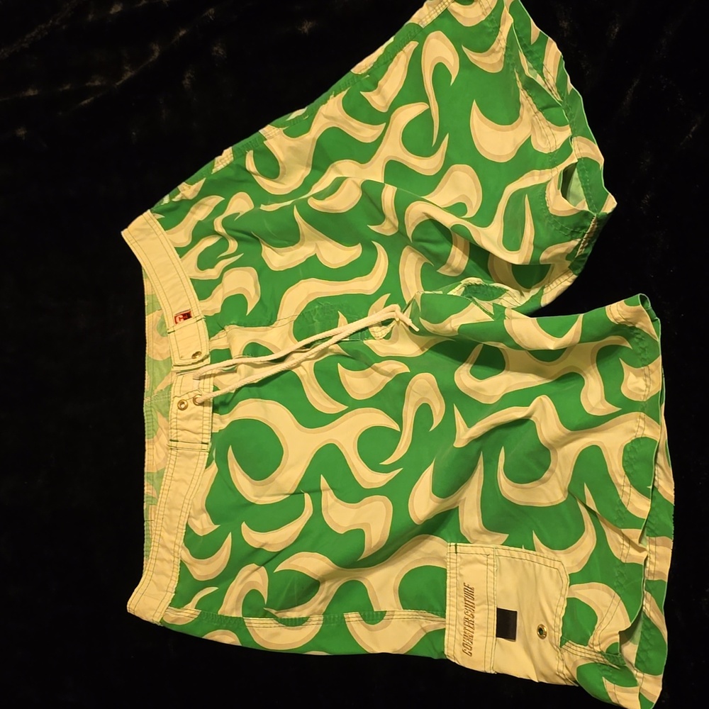 Vintage counter culture board shorts